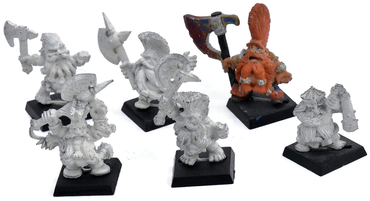 DWARFS 6 Dwarf Slayers #1 METAL Warhammer Fantasy 1408