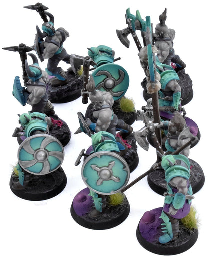 SLAVES TO DARKNESS 10 Chaos Marauders #2 PRO PAINTED Warhammer Sigmar 0483