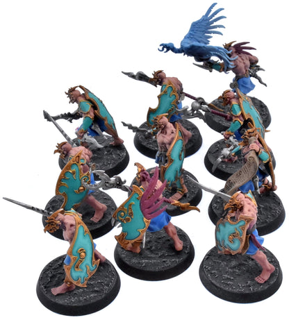 DISCIPLES OF TZEENTCH 10 Kairic Acolytes #1 WELL PAINTED Warhammer Sigmar 0513