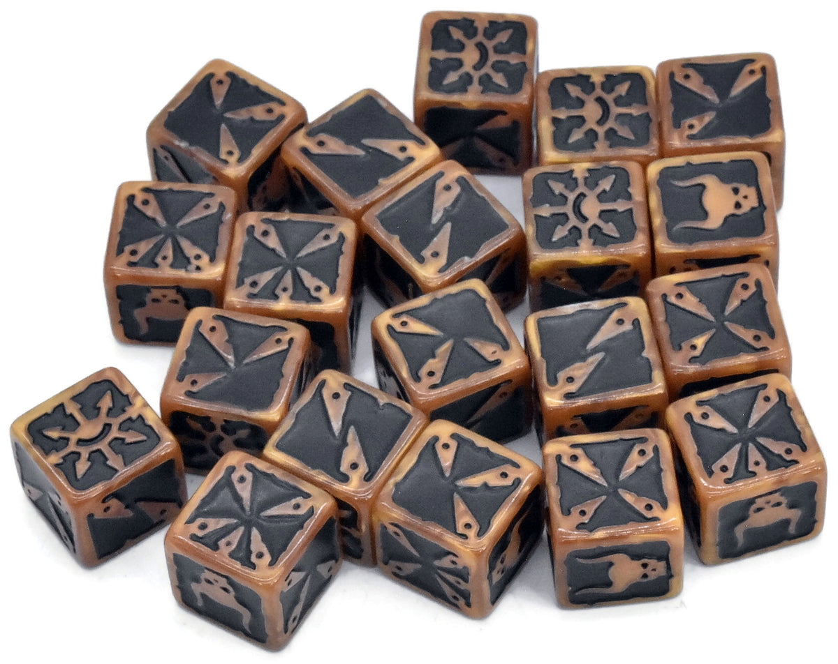 CHAOS SPACE MARINES 20 Chaos space marines Dice #1 OOP Warhammer 40K 1538