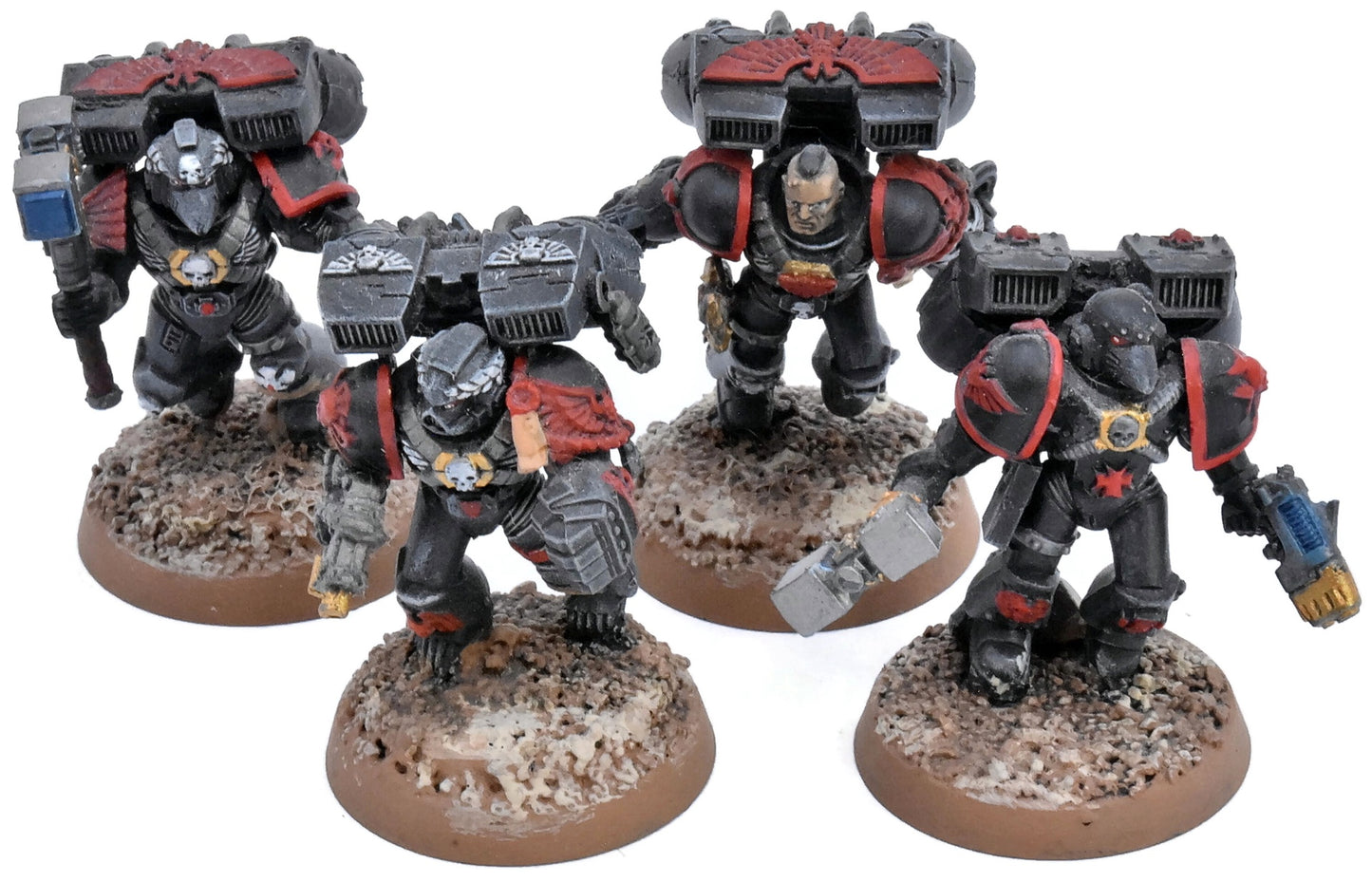 BLOOD ANGELS 4 Death Company With Jump Pack #1 Warhammer 40K 0544