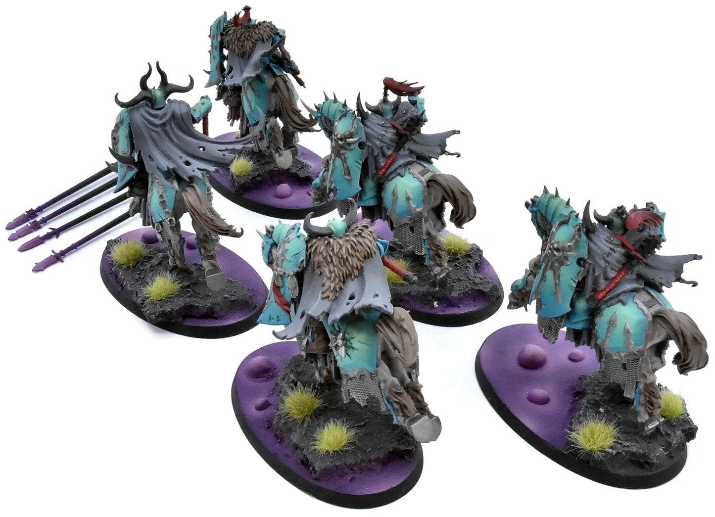 SLAVES TO DARKNESS 5 Chaos Knights #3 PRO PAINTED broken lances igmar 0612