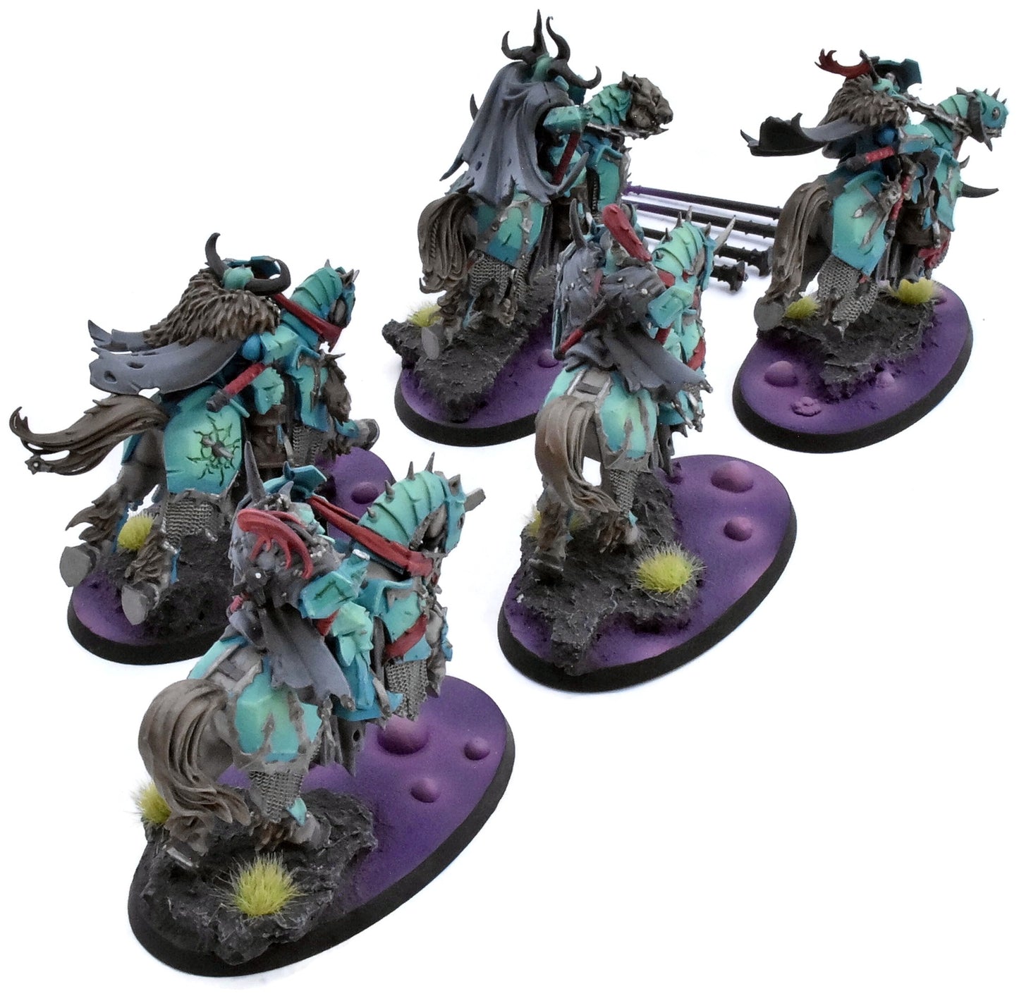 SLAVES TO DARKNESS 5 Chaos Knights #3 PRO PAINTED broken lances igmar 0612