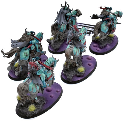 SLAVES TO DARKNESS 5 Chaos Knights #3 PRO PAINTED broken lances igmar 0612