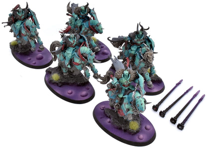 SLAVES TO DARKNESS 5 Chaos Knights #3 PRO PAINTED broken lances igmar 0612