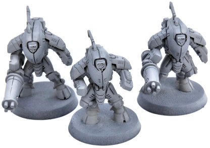 T'AU EMPIRE 3 Xv25 Stealth Battlesuits #1 Warhammer 40K 0667