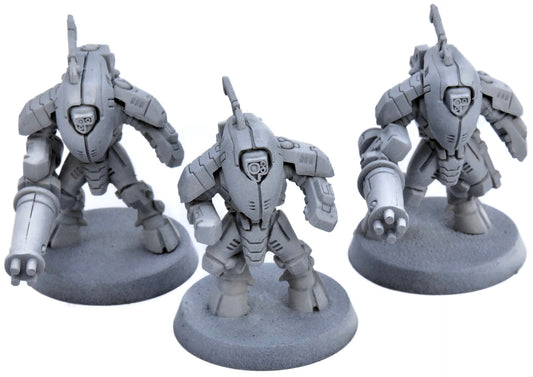 T'AU EMPIRE 3 Xv25 Stealth Battlesuits #1 Warhammer 40K 0667