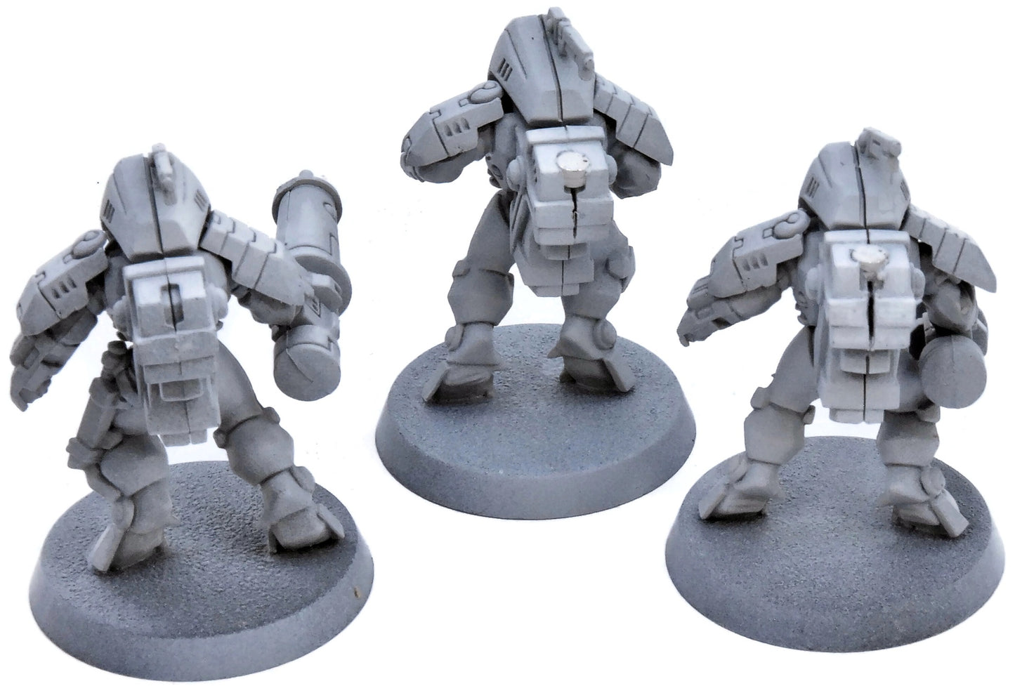 T'AU EMPIRE 3 Xv25 Stealth Battlesuits #1 Warhammer 40K 0667