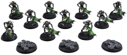 NECRONS Necron Warriors With Scarab Swarms #12 WELL PAINTED Warhammer 40K 1880