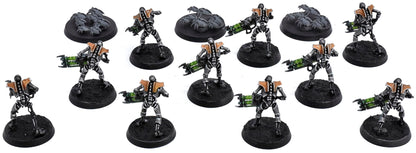 NECRONS Necron Warriors With Scarab Swarms #12 WELL PAINTED Warhammer 40K 1880