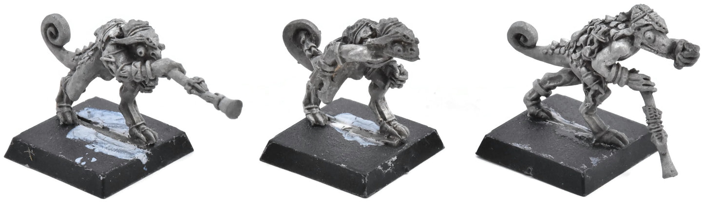 LIZARDMEN 3 Chameleon Skink #1 METAL Warhammer Fantasy 3926