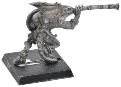 LIZARDMEN Skink Chief With Blowpipe #1 METAL Warhammer Fantasy 3933