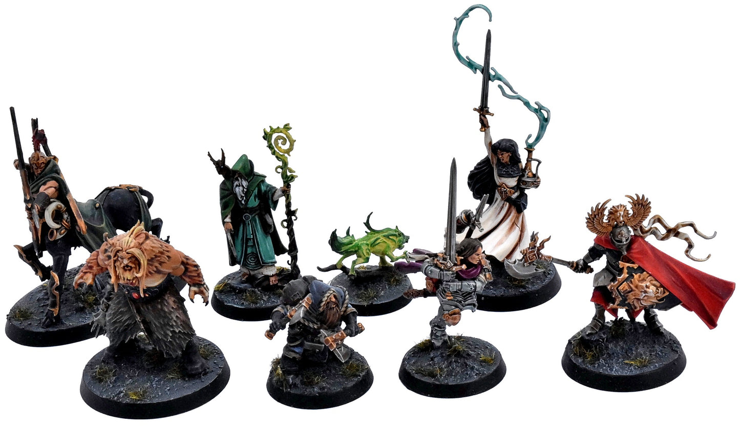 WARHAMMER QUEST Warhammer Darkwater Box #1 PRO PAINTED COMMISSION Sigmar 1374