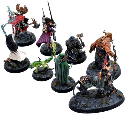 WARHAMMER QUEST Heroes Of The Jade Abbey Side Darkwater PRO PAINTED COMMISSION
