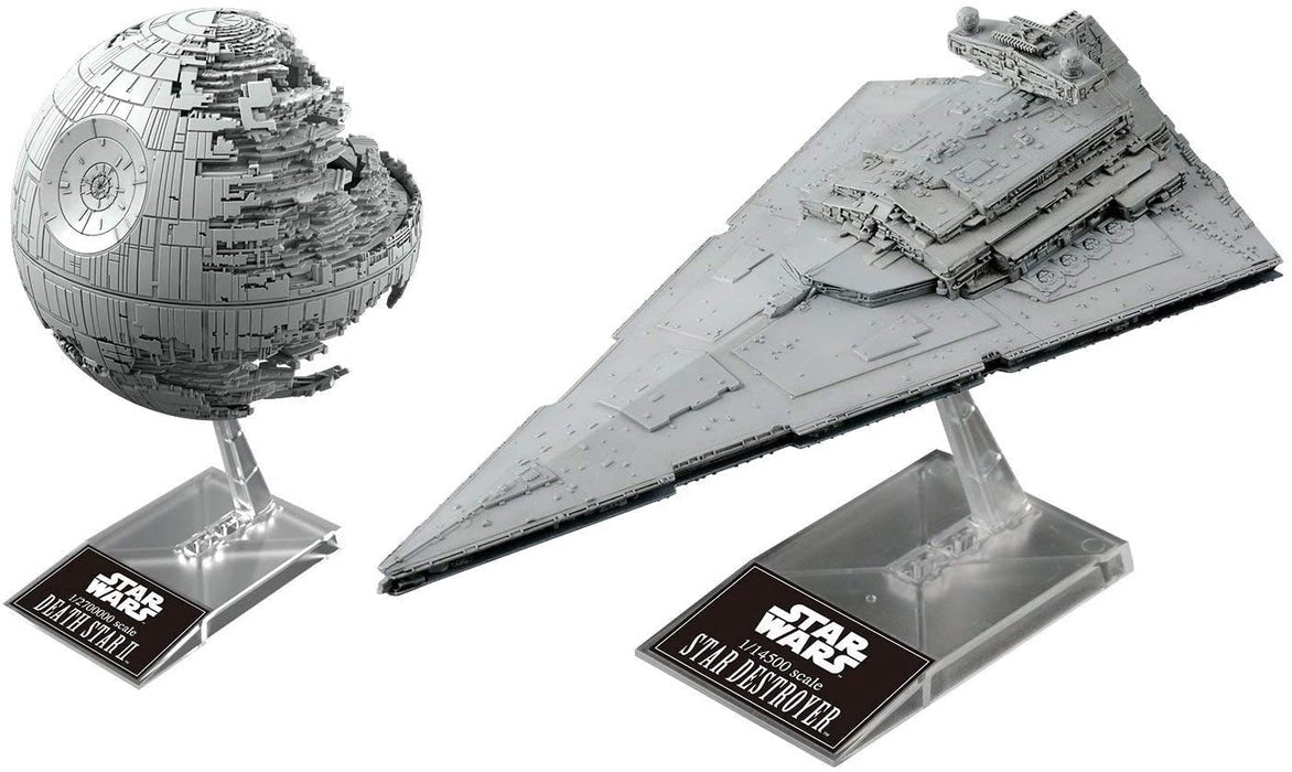 Death Star II (1/2,700,000) & Star Destroyer (1/14,500)