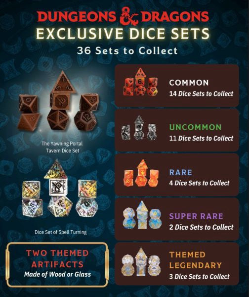 Sirius Dice D&D Yawning Portal Dice Treasure Packs