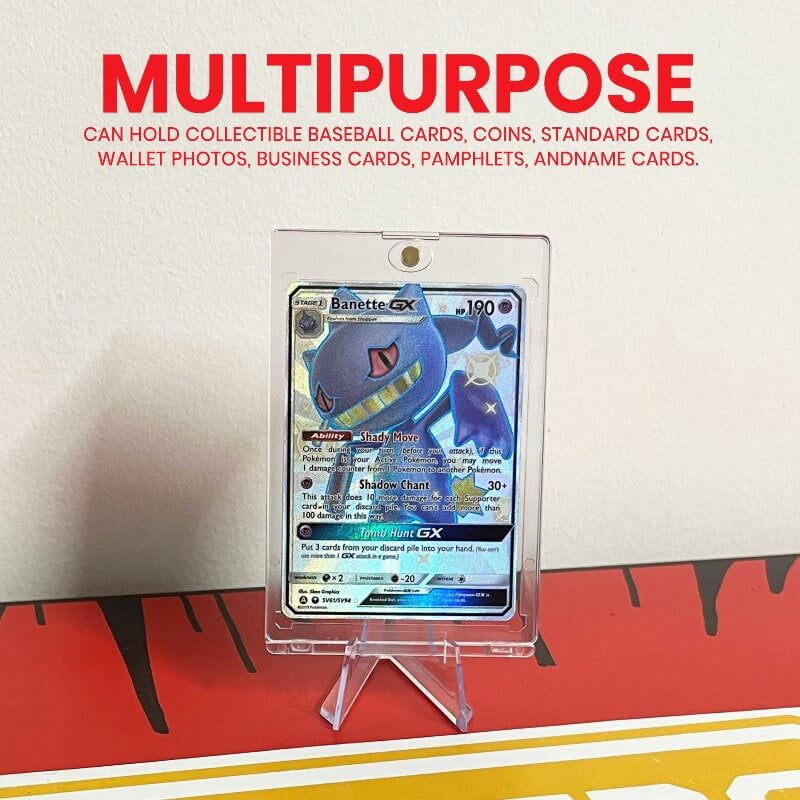 EVORETRO Card Display Stand - 35-260PT Clear Durable Game Card Stand