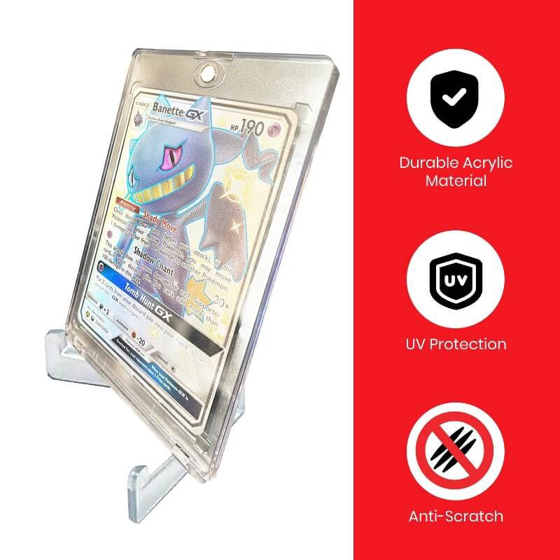 EVORETRO Card Display Stand - 35-260PT Clear Durable Game Card Stand