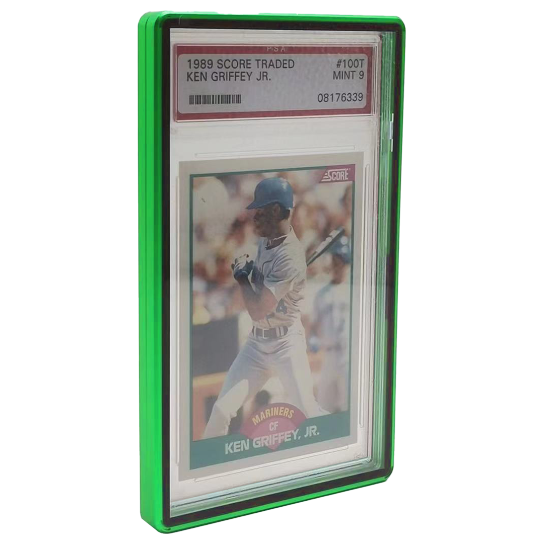 EVORETRO Magnetic Case bumper for PSA slab Graded Card - Green