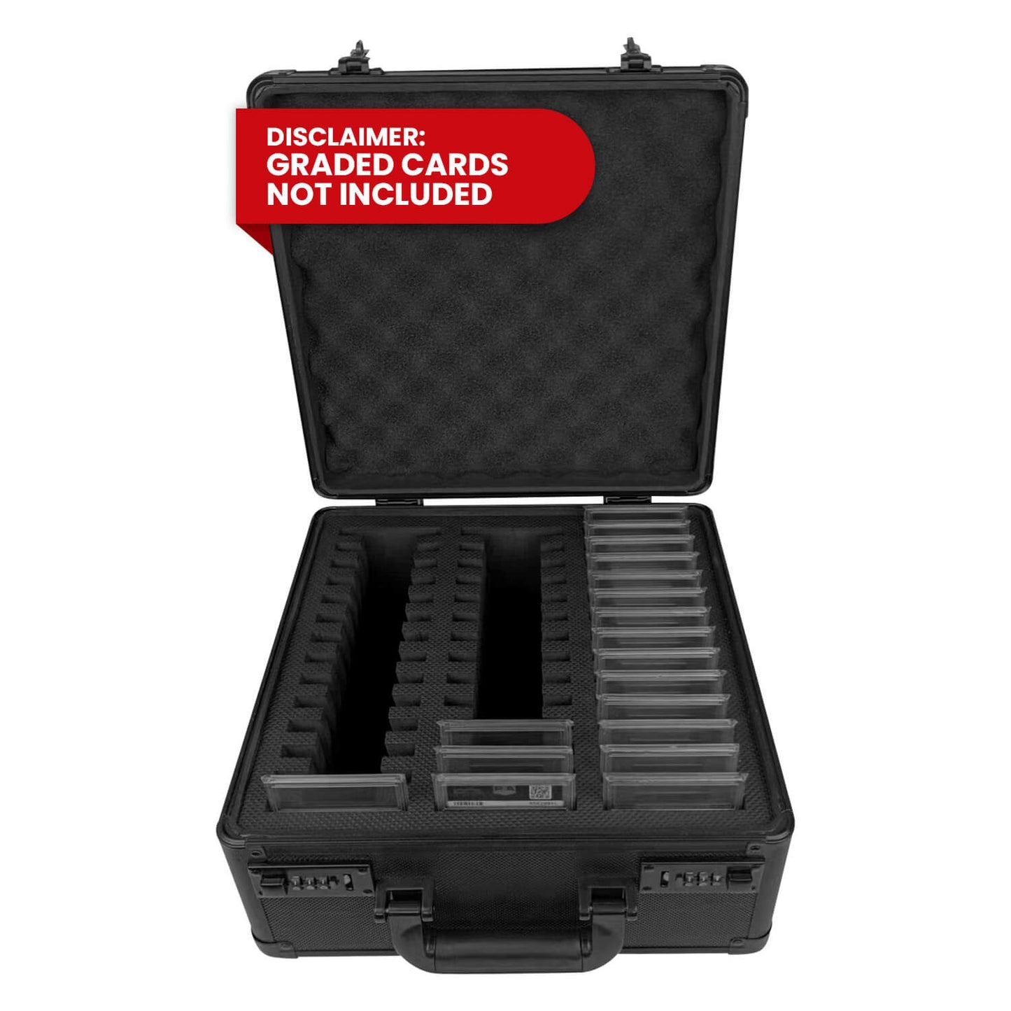 EVORETRO 3 Row with Individual Slot Fit for 42 Graded Cards - Black