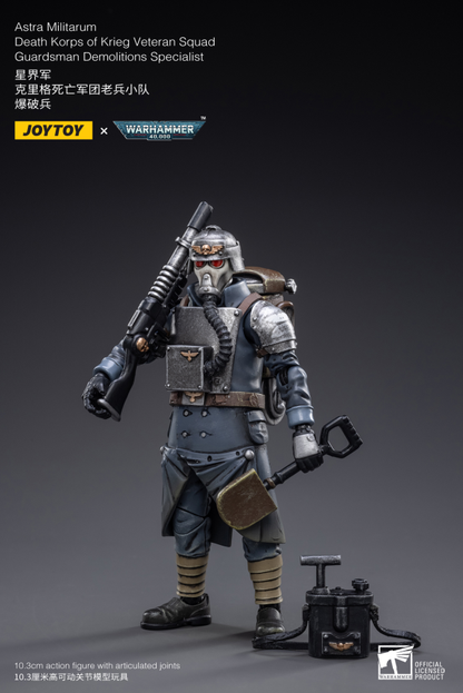 Astra Militarum Death Korps of Krieg Veteran Squad Demolitions Specialist