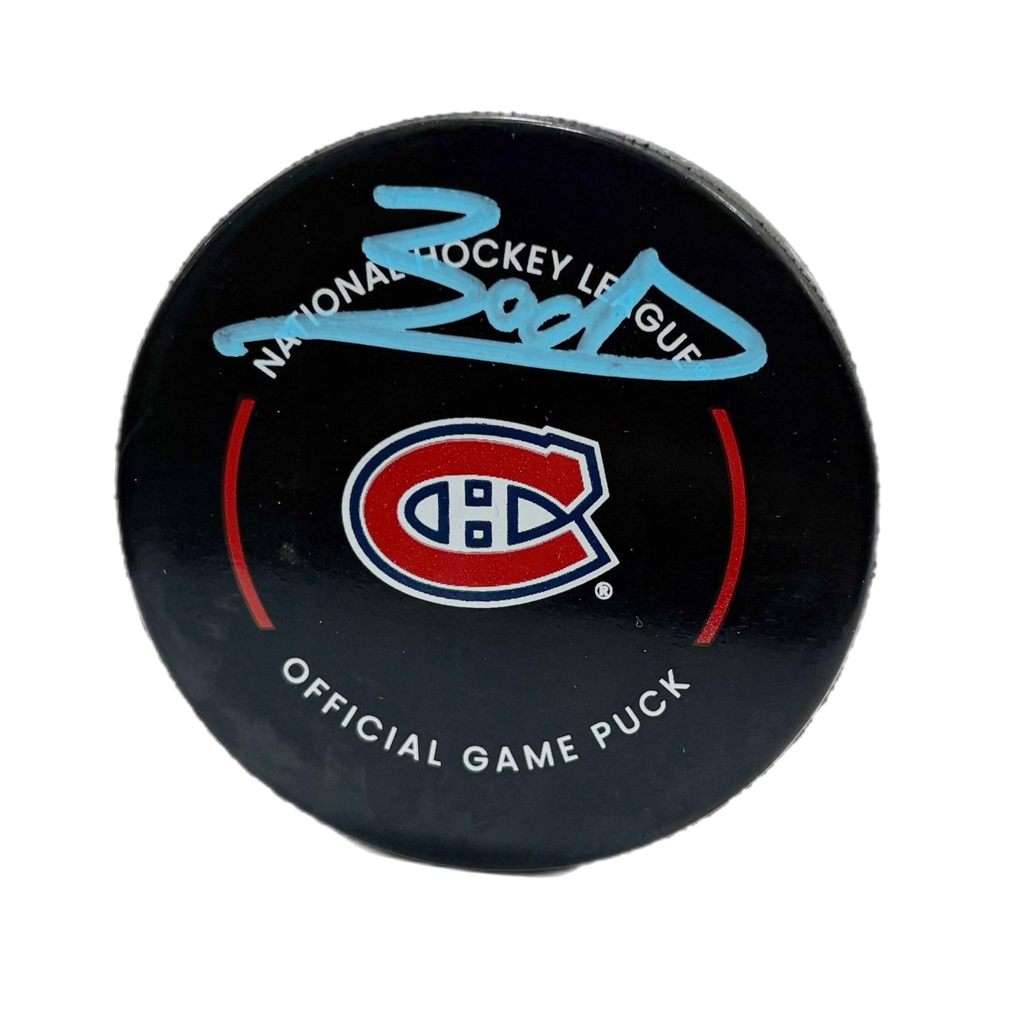 Zachary Bolduc Autographed Puck - Official (Montreal)
