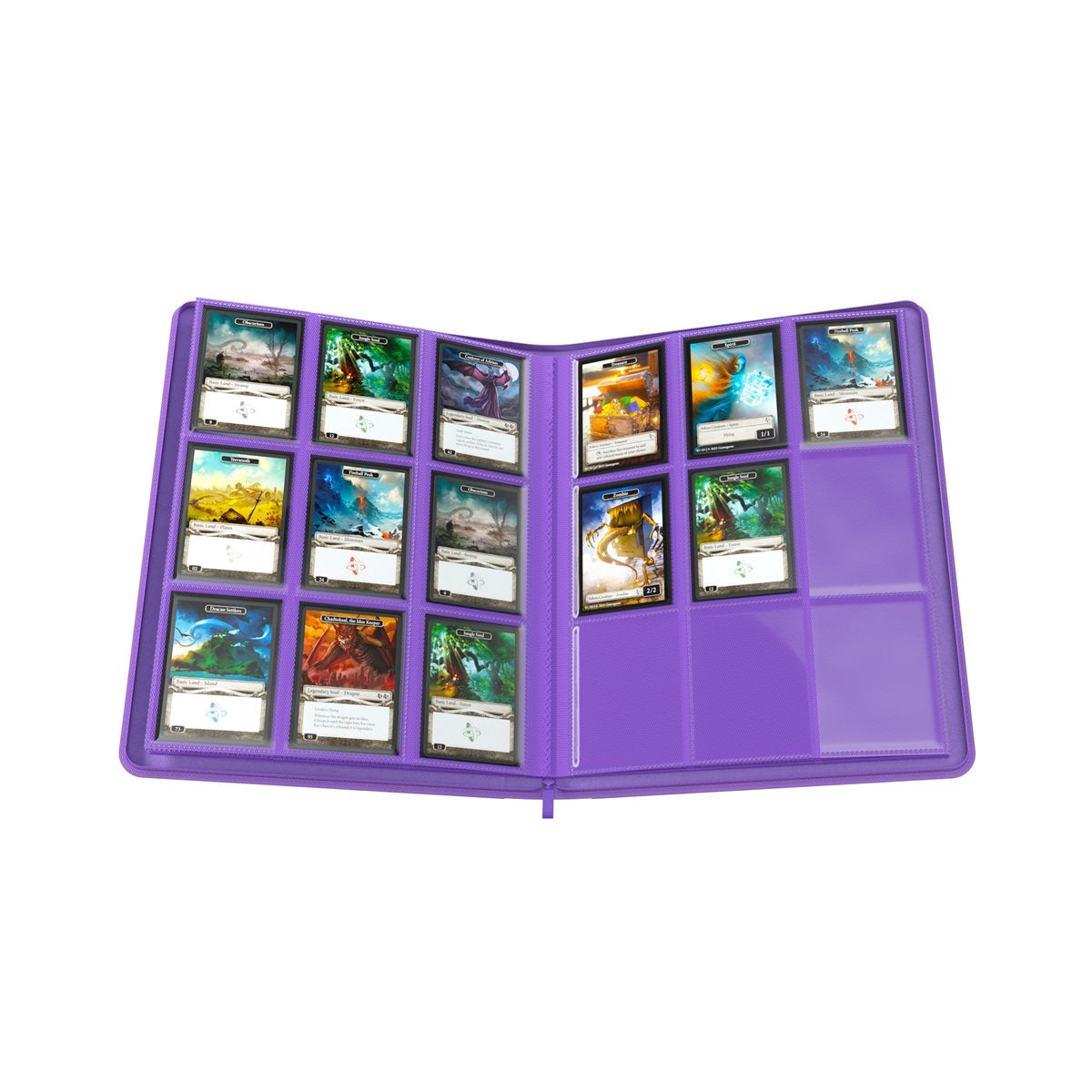 Zip-Up Album 18-pkt Purple