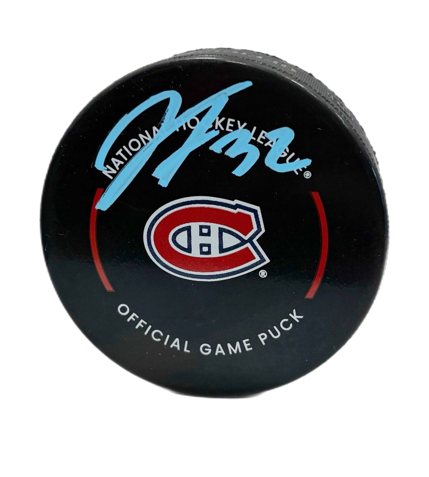 Jacob Fowler Autographié Puck - Officiel