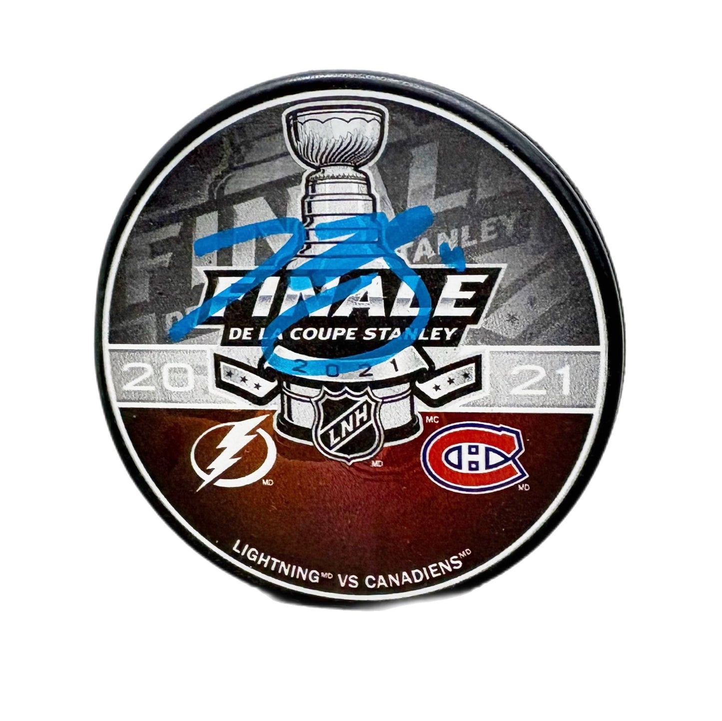 Brendan Gallagher Autographed Puck - Finale Coupe Stanley 2021