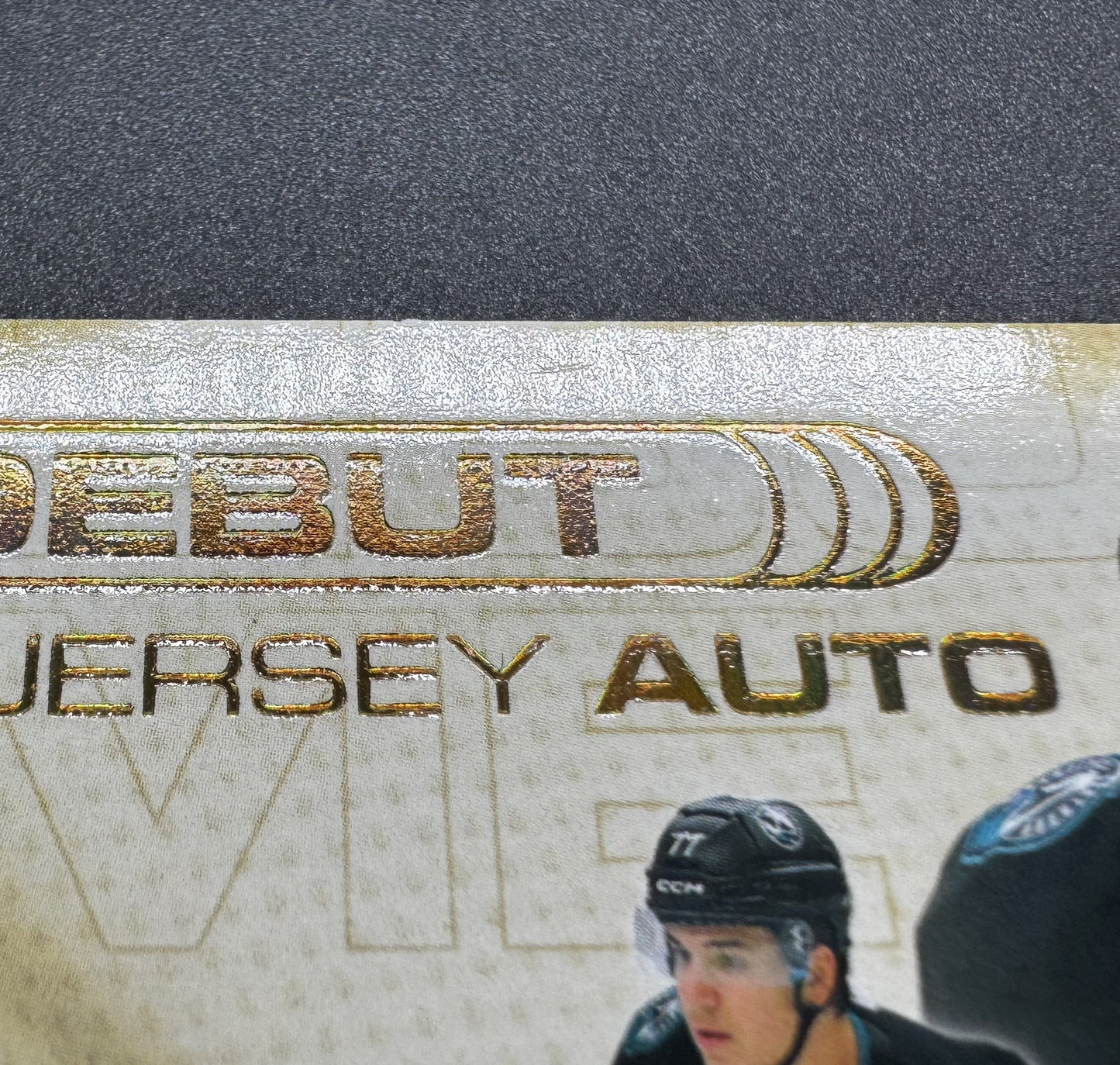 2025-26 Upper Deck Extended Michael Misa Debut Game Jersey Auto /77