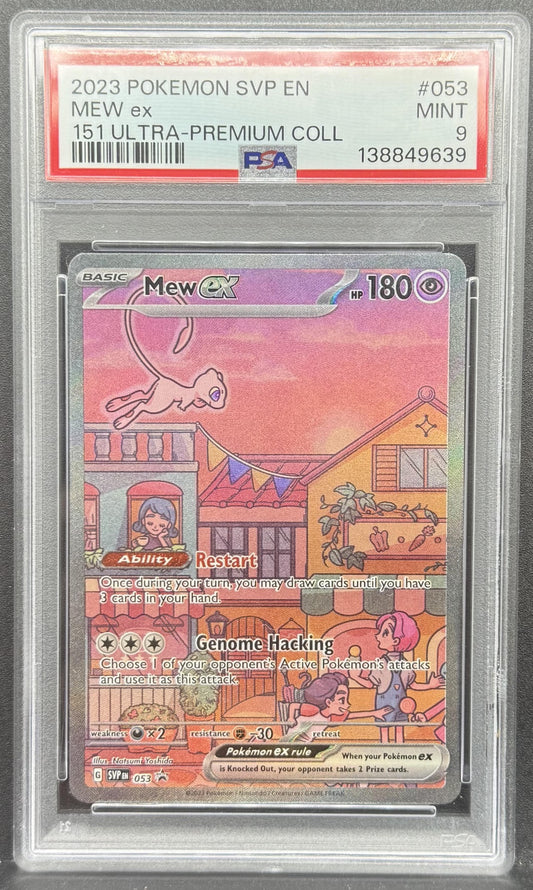 Pokemon TCG Mew EX 53 151 Ultra-Premium Coll. PSA 9