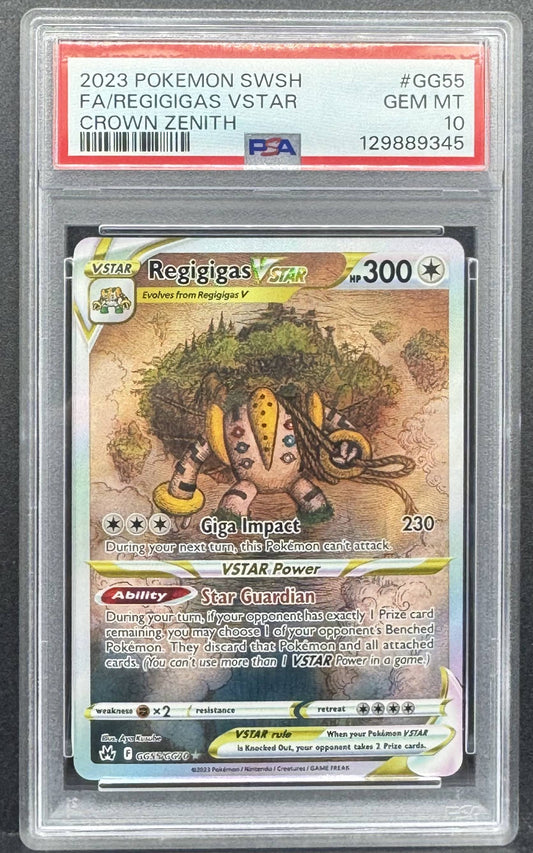 Pokemon TCG Regigigas VSTAR GG55/GG70 Crown Zenith PSA 10