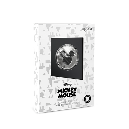 Iconic Silhouettes - Mickey Mouse 1/2 oz Silver Collectible Coin