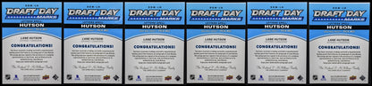 2024-25 UD LANE HUTSON Draft Day Marks /35 DDM COMPLETE