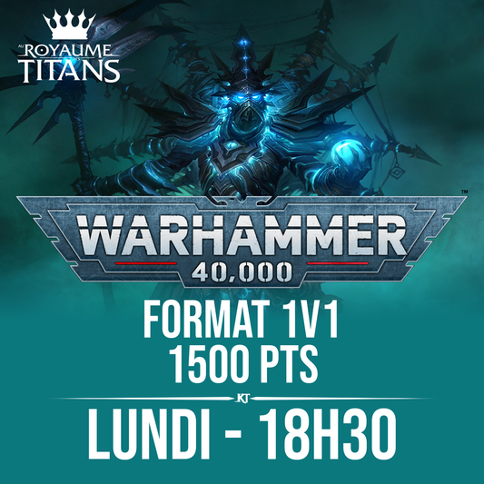 Soirée Warhammer 40k - Lundi 19 janvier