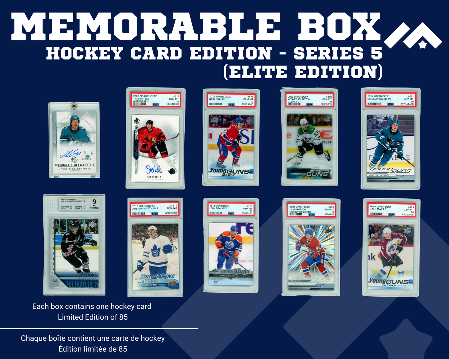 Memorable Box Hockey Card Edition - Series 5 (ELITE EDITION)