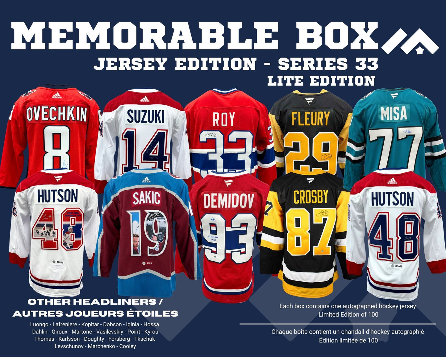 Boite memorable Jersey Edition - Serie 33 (Edition Lite)
