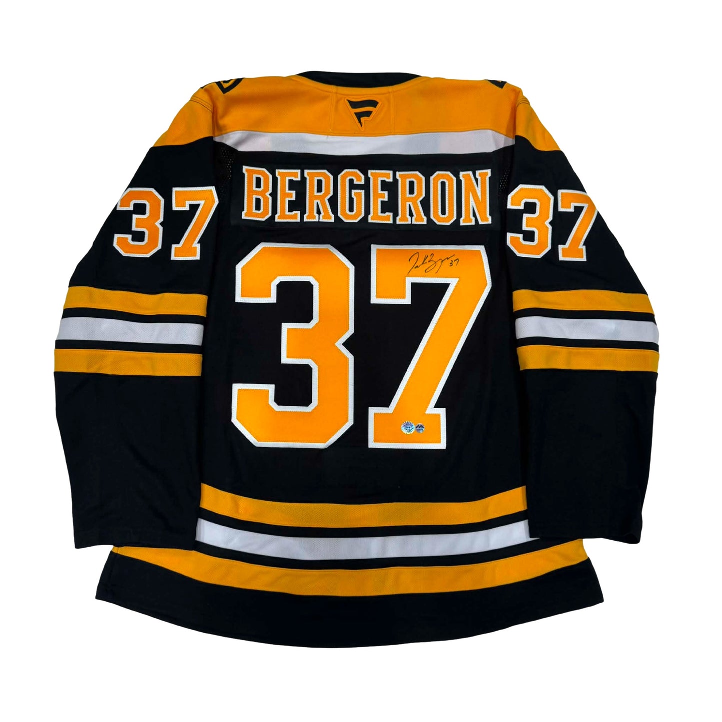Patrice Bergeron Autographed Boston Bruins Fanatic Premium Jersey