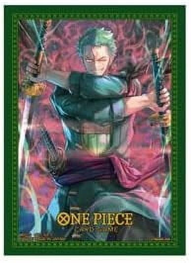 ONE PIECE Jeu de cartes - Pochettes de cartes officielles série 11 - Roronoa Zoro (70 unités)