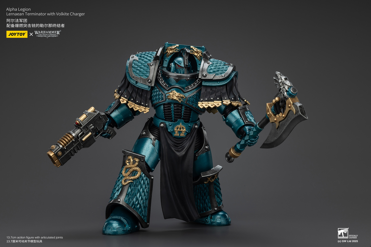 Alpha Legion Lernaean Terminator with Volkite Charger