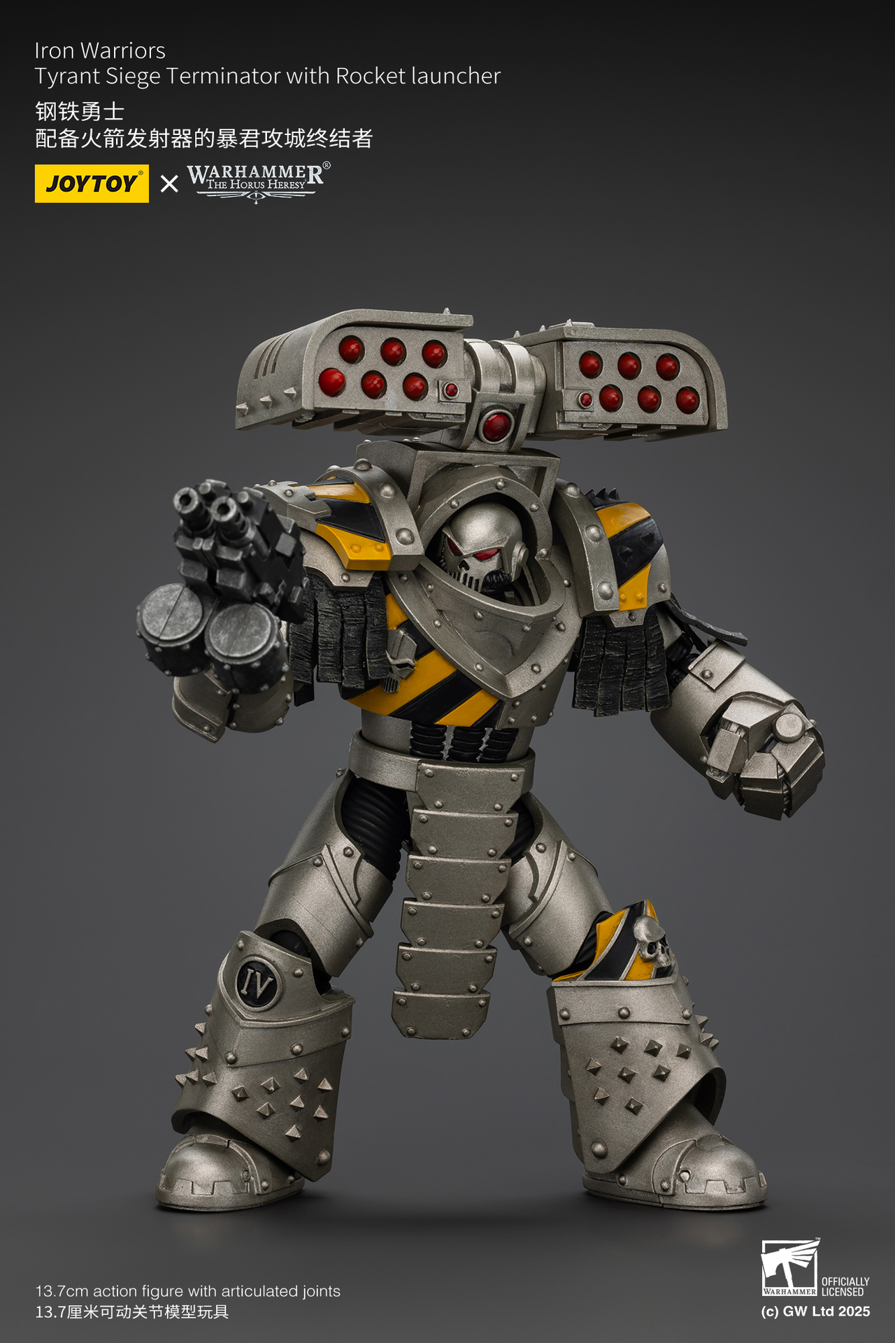 lron Warriors Tyrant Siege Terminator with Rocket launcher JoyToy