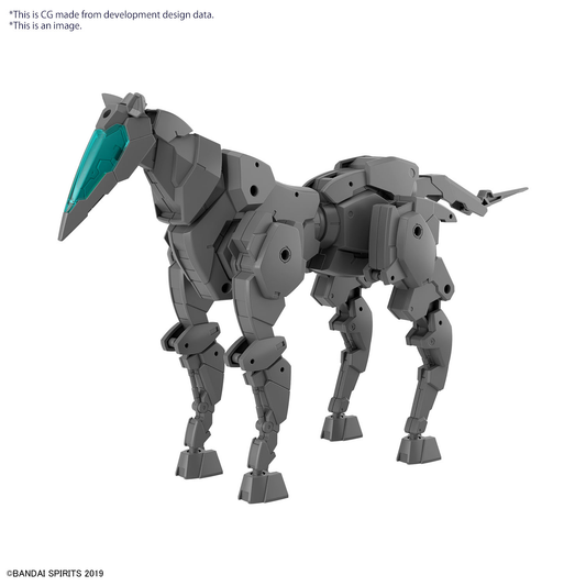 Bandai 30MM 1/144 Extended Armament Vehicle (HORSE MECHA Ver.) [DARK GRAY]
