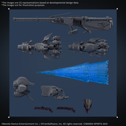 Bandai 30MM Armored Core Fires of Rubicon Arquebus Add VE-40A Open Faith