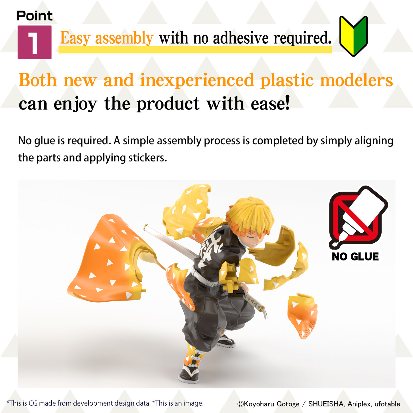 Bandai Demon Slayer Model Kit Agatsuma Zenitsu