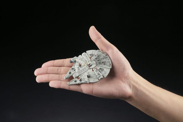Bandai Star Wars Vehicle Model 006 Millennium Falcon