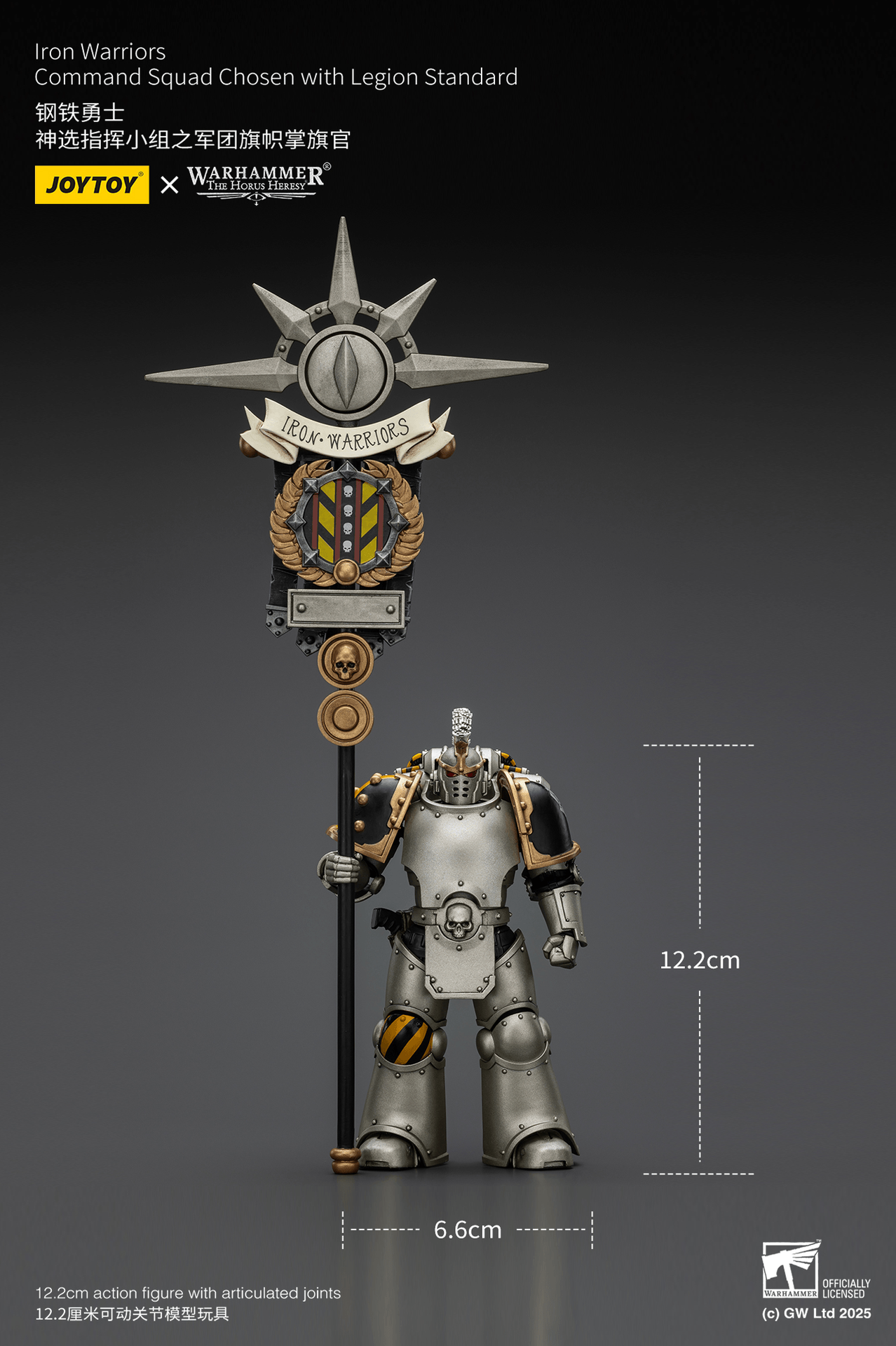 Iron Warriors Command Squad Chosen with Legion Standard