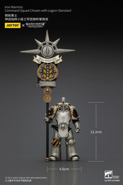 Iron Warriors Command Squad Chosen with Legion Standard