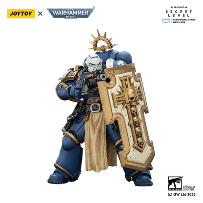 JoyToy Ultramarines Levantus With Power Sword, Stormshield And Bolt Pistol