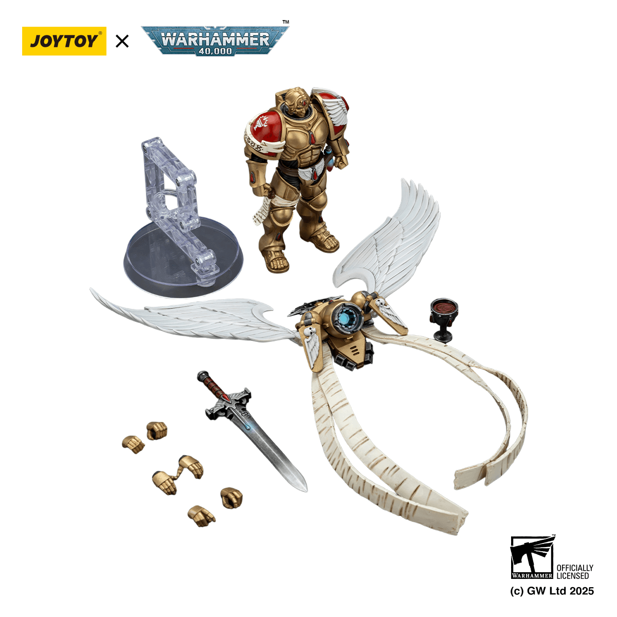 JoyToy Blood Angels The Sanguinor With Encarmine Broadsword