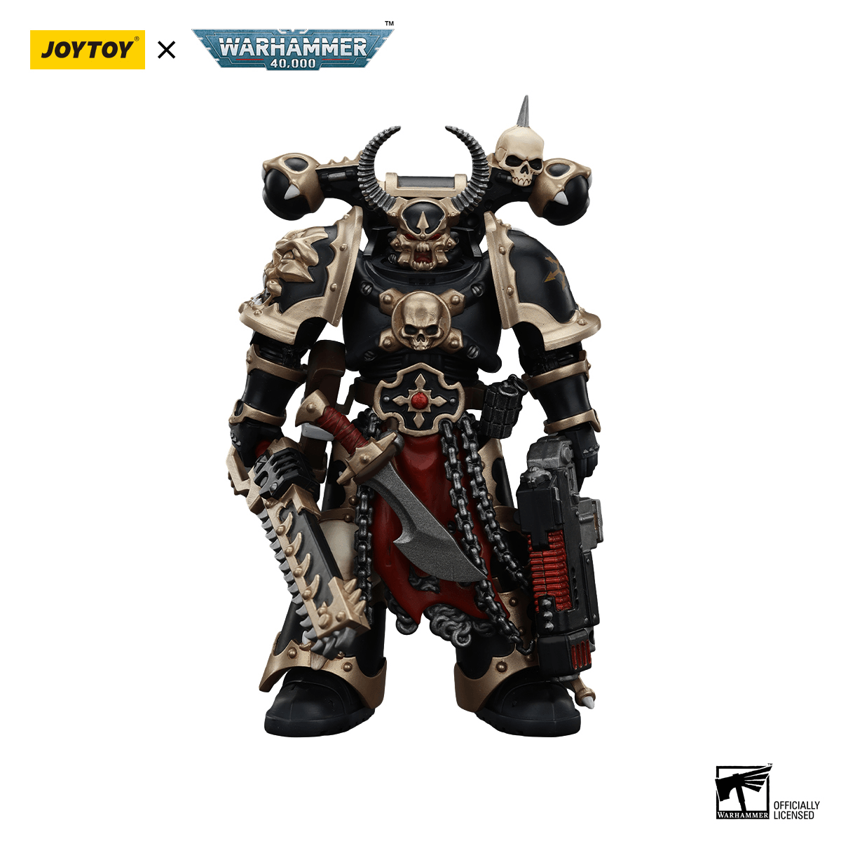 JoyToy Chaos Space Marines Black Legion Chosen With Combi-Melta And Chainsword